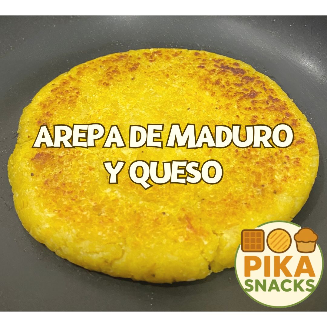 Arepa de plátano maduro y queso